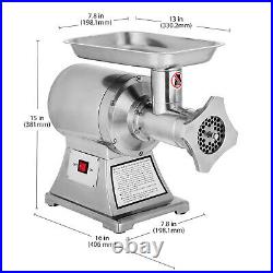 Meat Grinder Commercial Electric Sausage Stuffing Maker Stainless Steel