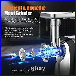 Meat Grinder Electric, 2600W Max Heavy Duty Mincer Machine, Stainless Steel Food