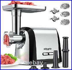 Meat Grinder Electric, 2600W Max Heavy Duty Mincer Machine, Stainless Steel Food