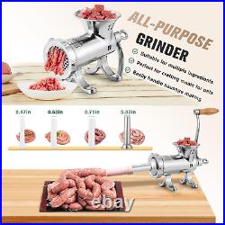 Meat Grinder Heavy Duty Meat Grinder Manual Stainless Steel Sausage Stuffer Food