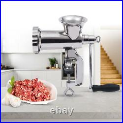 Meat Grinder Manual Sausage Maker Meat Mincing Machine 3cr13 Stainless Steel NEW