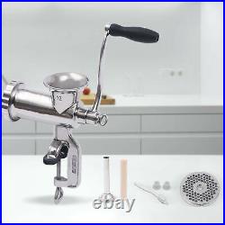 Meat Grinder Manual Sausage Maker Meat Mincing Machine 3cr13 Stainless Steel NEW