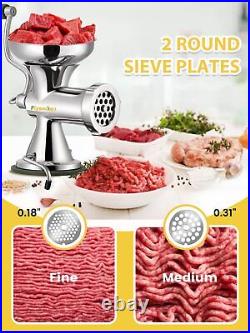 Meat Grinder Manual Stainless Steel Food Grinding Machine Sausage Stuffer Han