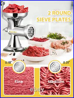 Meat Grinder Manual Stainless Steel Food Grinding Machine Sausage Stuffer Hand C