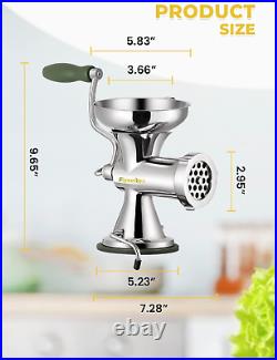 Meat Grinder Manual Stainless Steel Food Grinding Machine Sausage Stuffer Hand C