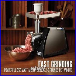 Meat Grinder & Sausage Stuffer 570 Watt Stainless Steel For Home