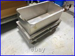 Meat Grinder Transport Bin/ Commercial Stainless Steel on Casters