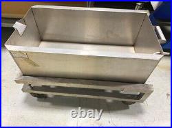 Meat Grinder Transport Bin/ Commercial Stainless Steel on Casters