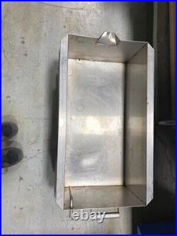 Meat Grinder Transport Bin/ Commercial Stainless Steel on Casters