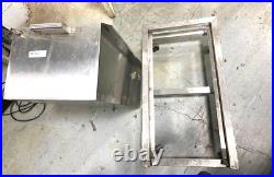 Meat Grinder Transport Bin/ Commercial Stainless Steel on Casters