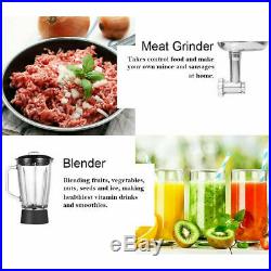 Meat Grinder Upgraded Stand Mixer Blender 3 In 1 With 5L Stainless Steel Bowl 800W