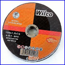 Metal Cutting Discs Angle Grinder Disc Thin Stainless Steel 100mm 115mm 230mm