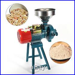Mill Cereals Grinder Electric Feed/Flour Animal Food Rice Corn Grain Wheat New