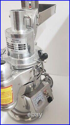 Mill Herb Grinder DF-15 Automatic Continuous Hammer Pulverizer 220V/110V