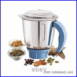 Mixer Grinder 750W 110V, 3 Jars Stainless Steel Bowl 3 Speed Setting with Incher