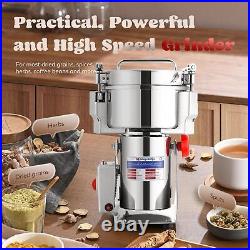 Moongiantgo 2500g Grain Grinder Commercial Spice Grinder 3600W Stainless Steel