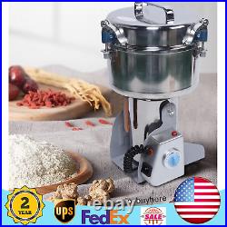 NEW 2000g 110v Commercial Herb Grinder Machine Spices Grain Cereal Milling