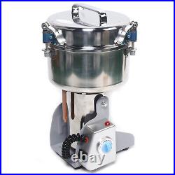 NEW 2000g 110v Commercial Herb Grinder Machine Spices Grain Cereal Milling