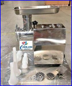 NEW Commercial Electric Meat Grinder 850W Stainless Steel Heavy Duty Mincer