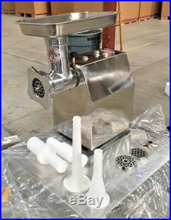 NEW Commercial Electric Meat Grinder 850W Stainless Steel Heavy Duty Mincer
