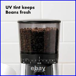 NEW Electric Coffee Grinder Burr Mill Adjustable Espresso Bean Grind 15 Settings
