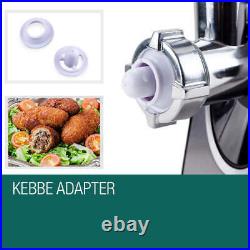 NNEMB Meat Grinder Electric Stainless Steel Mincer Sausage Kebbe Maker Kitchen