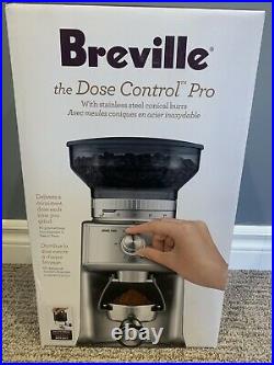 New Breville BCG600SIL The Dose Control Pro Coffee Grinder Brand New