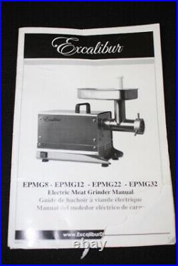 New Excalibur Electric Professional Meat Grinder EPMG12 Sausage Stuffer MINT (2)