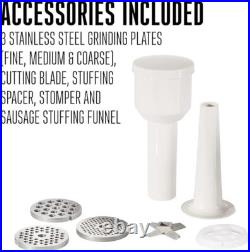 NewMeat Grinder&Sausage Stuffer, 570 Watt, Stainless Steel NewMeat Grinder&Sausage Stuffer, 570 Watt, Stainless Steel