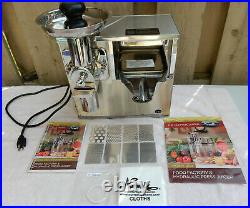 Norwalk Hydraulic Cold Press Juicer Model 280 SS Stainless Steel +8 Screens +DVD