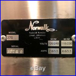 Norwalk Model 270 Cold Press Stainless Steel Hydrolic Juicer