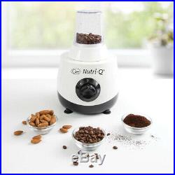 Nutri-Q Food Processor Coffee Grinder Blender Slices Shreds Grates Crushes Whip