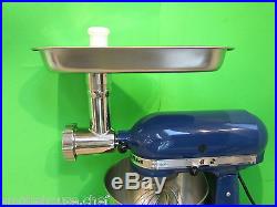 ORIGINAL STAINLESS STEEL Meat Grinder for Kitchenaid Mixer by Smokehouse Chef