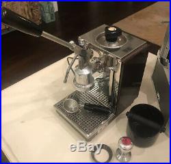 Olympia Cremina Manual Lever Espresso Machine 67 Stainless Brown withGrinder