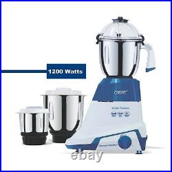 Orpat Kitchen Platinum 1200 W Powerful & Double Ball Bearing Motor Mixer Grinder