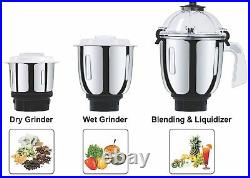 Orpat Kitchen Platinum 1200 W Powerful & Double Ball Bearing Motor Mixer Grinder