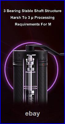 PHANTOX PRO Manual Coffee Grinder, 45mm Stainless Steel Conical Burr with Cap