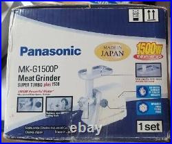 Panasonic Heavy MK-G1500P Duty Electric Meat Grinder White EU Plug