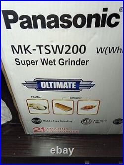 Panasonic MK-TSW200W 2 Liter Table Top Stone Super Wet Grinder w Timer