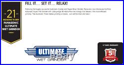 Panasonic Super Ultimate Wet Grinder Wetgrinder Idly Dosa MK-TSW200 2 Litre New