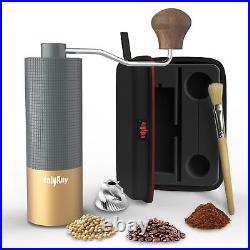 Permanent Warranty Manual Coffee Grinder Hand Stainless Steel Conical Burr Se