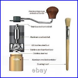 Permanent Warranty Manual Coffee Grinder Hand Stainless Steel Conical Burr Se