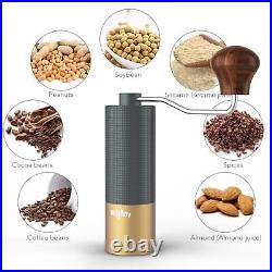 Permanent Warranty Manual Coffee Grinder Hand Stainless Steel Conical Burr Se