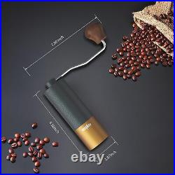 Permanent Warranty Manual Coffee Grinder Hand Stainless Steel Conical Burr Se