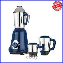 Philips Steel 3-Jar Mixer Grinder, 800-Watt, Stainless Steel, Blue, ? 410614