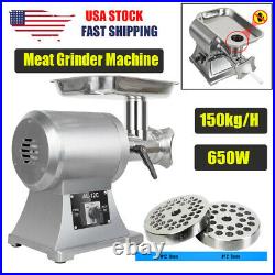 Portable 150kg/H Power Meat Grinder Sausage Stuffer Machine Stainless Steel CE