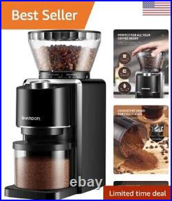 Premium Coffee Grinder 35 Grind Selections Anti-static Quantity