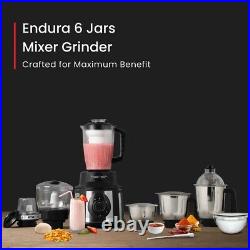 Prestige Mixer Grinder Stainless Steel 3 Jar 1 juice extractor jar Endura 1000 W