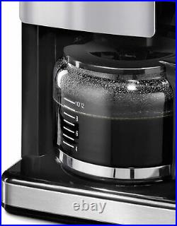 Princess 249402 Coffee Maker With Grinder Deluxe 42.3oz Intensity Of Adjustable