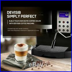 Professional Automatic Coffee Machine Americano With Bean Grinder And Milk Steam